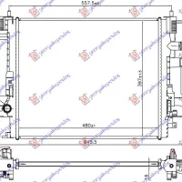 RADIATOR 0.9 TURBO / 1.0 12v PETROL-ELECTRIC(480x397x16) (KOYO)