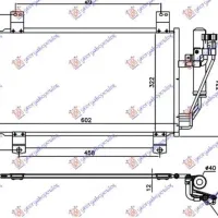 CONDENSER 2.0i PETROL (568x326x12) (KOYO)