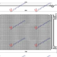 CONDENSER 3.0 PETROL/HYBRID-DIESEL (650x452x12) (KOYO)