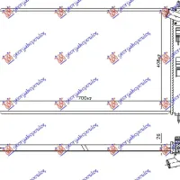 RADIATOR 1.6 DI-D DIESEL MANUAL (700x410) (KOYO)