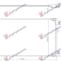 CONDENSER 1.8 HYBRID PETROL (675x375x12) (KOYO)