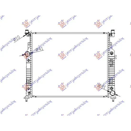 RADIATOR (ALL MOD)M/A +/-A/C (63.5X53) (KOYO)