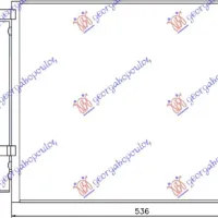 CONDENSOR 1.6 BENZINĂ-1.6 CRDi DIESEL (495x400x16)