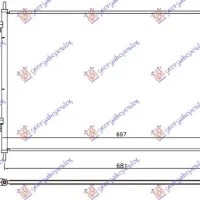 CONDENSER PETROL/DIESEL (665x395x12) (KOYO)