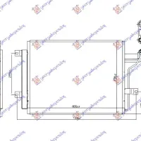 CONDENSER 1.5-2.0 PETROL - 2.0 HYBRID (600x438) (KOYO)