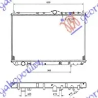 RADIATOR 1.6-1.8-2.0 PETROL +/-AC (40,2x65,5x16) (KOYO)