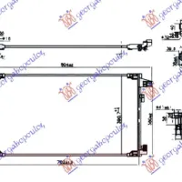 CONDENSER 1.8 HYBRID PETROL (670x370x12) (VALEO)