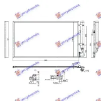 CONDENSER (890x477x16) (NISSENS)