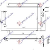 CONDENSER 2.5 HYBRID - 3.5 PETROL (715x461) (NISSENS)