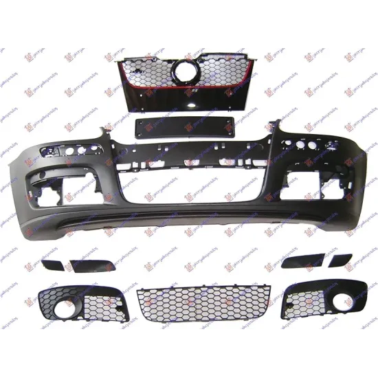 FRONT BUMPER ASSEMBLY LOOK GTI