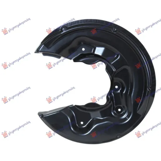 SPLASH PANEL BRAKE DISC REAR 4WD (DISC DIAMETER 282MM) (ALUMINIUM) SPLASH PANEL BRAKE DISC REAR 4WD (DISC DIAMETER 282MM) (ALUMINIUM)