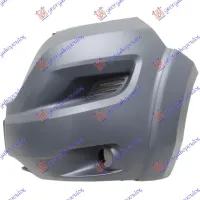 FRONT BUMPER END BLACK (WITH FRONT LIGHTS HOLE) (MAXI)(EDITION WITH FENDER FLARE)