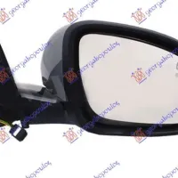 DOOR MIRROR ELECTRIC HEATED FOLDABLE PRIMED (WITH SIDE LAMP & WITH FRONT LAMP & SENSOR & BLIS) (15pin) (CONVEX GLASS)