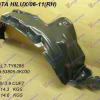FRONT INNER PLASTIC FENDER 4WD