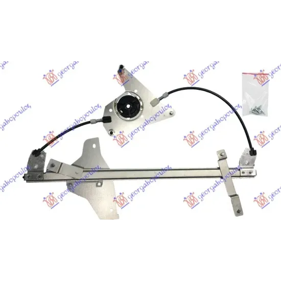 REAR WINDOW REGULATOR ELECTRICAL 2D (WITHOUT MOTOR)