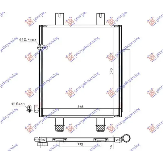 CONDENSOR 1,0i 12V (31,8x37)