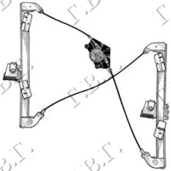 FRONT WINDOW REGULATOR ELECTRICAL (WITH MOTOR)