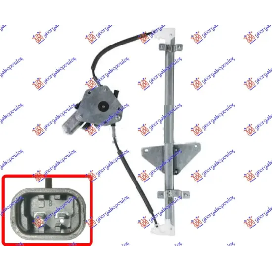 REAR WINDOW REGULATOR ELECTRICAL (A QUALITY)