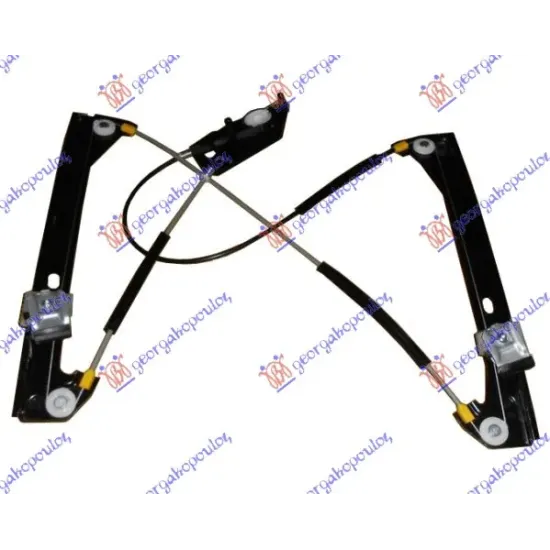 FRONT WINDOW REGULATOR MANUAL 3D (WITHOUT MOTOR) FRONT WINDOW REGULATOR MANUAL 3D (WITHOUT MOTOR)