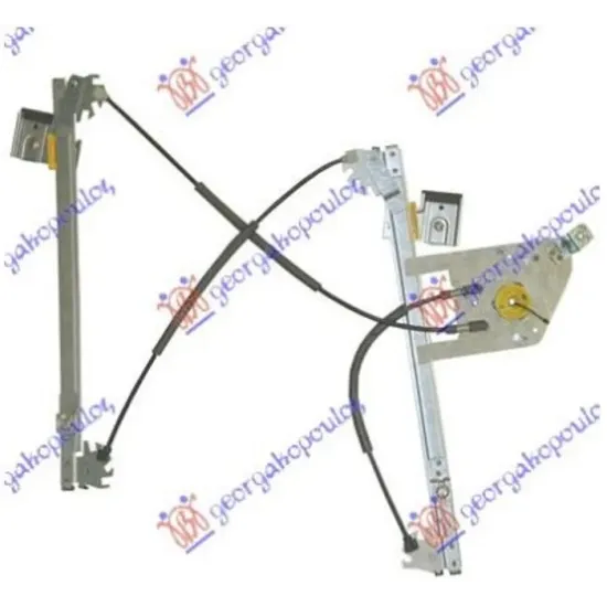 FRONT WINDOW REGULATOR ELECTRICAL 5D (WITHOUT MOTOR)