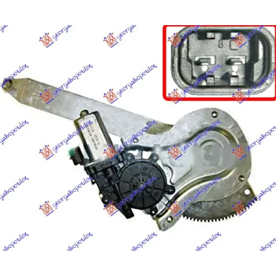 REAR WINDOW REGULATOR ELECTRICAL (A QUALITY)