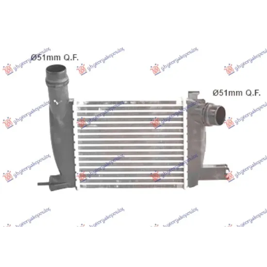 RADIATOR INTERCOOLER 1.6 PETROL (256x218)