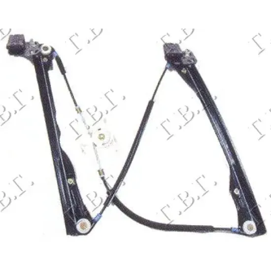 FRONT WINDOW REGULATOR ELECTRICAL 5D (WITHOUT MOTOR)