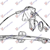 FRONT WINDOW REGULATOR ELECTRICAL 3D (A QUALITY)