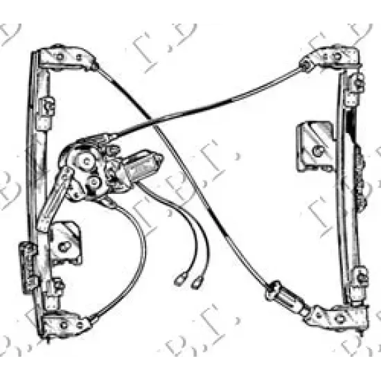 FRONT WINDOW REGULATOR ELECTRICAL 3/5D (A QUALITY)