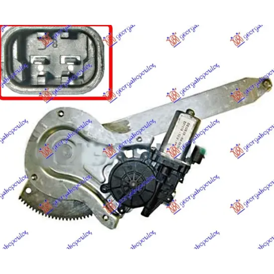 REAR WINDOW REGULATOR ELECTRICAL (A QUALITY)
