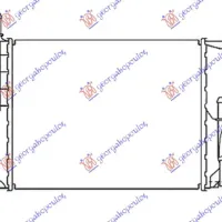 RADIATOR INTERCOOLER 1.6-2.0 HDI-BlueHDI DIESEL (300x250x50)