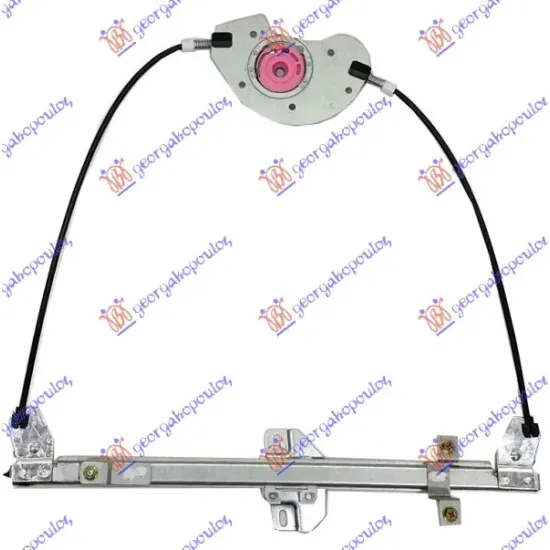 FRONT WINDOW REGULATOR ELECTRICAL 3D (WITHOUT MOTOR)