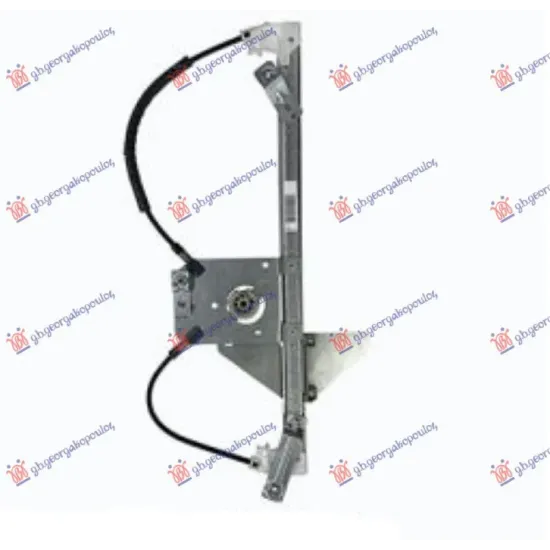 REAR WINDOW REGULATOR ELECTRICAL COMFORT (WITHOUT MOTOR) (BLACK CARTER) (A QUALITY) REAR WINDOW REGULATOR ELECTRICAL COMFORT (WITHOUT MOTOR) (BLACK CARTER) (A QUALITY)