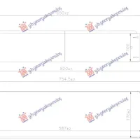 RADIATOR INTERCOOLER 2.0 PETROL (72/72) (587x176)