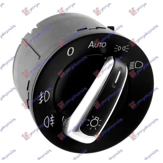 HEAD LAMP SWITCH WITH AUTO (Chrome) (10pin)