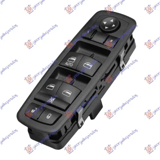 DOOR/MIRROR SWITCH FRONT (LEFT AUTO) CENTRAL LOCK (Quattern) (13+8pin)