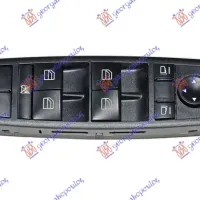 DOOR/MIRROR SWITCH FRONT (Black) (Quatern) (3pin)