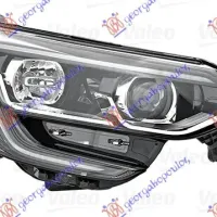 HEAD LAMP ELECTRICAL (H7/H7) BLACK W/LED DRL (VALEO)