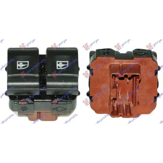 DOOR SWITCH FRONT (REAR DOORS) (Double) (Orange light) (Brown plug) (7pin)