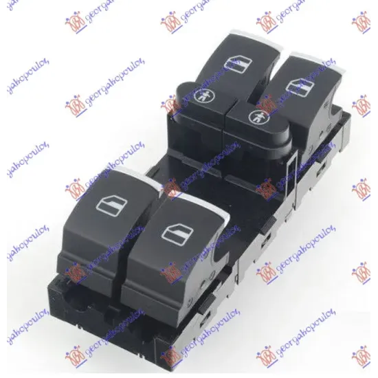 DOOR SWITCH FRONT (Quatern) (Black/Silver) (10pin) DOOR SWITCH FRONT (Quatern) (Black/Silver) (10pin)