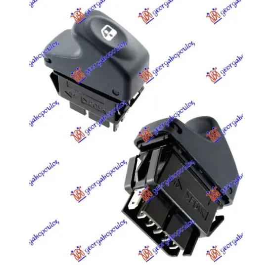 DOOR SWITCH FRONT/REAR (RH=LH) (BLACK PLUG) (6pin)