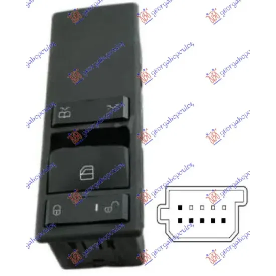 DOOR SWITCH CENTRAL LOCK (WITH CABIN LIGHTING) (6pin)