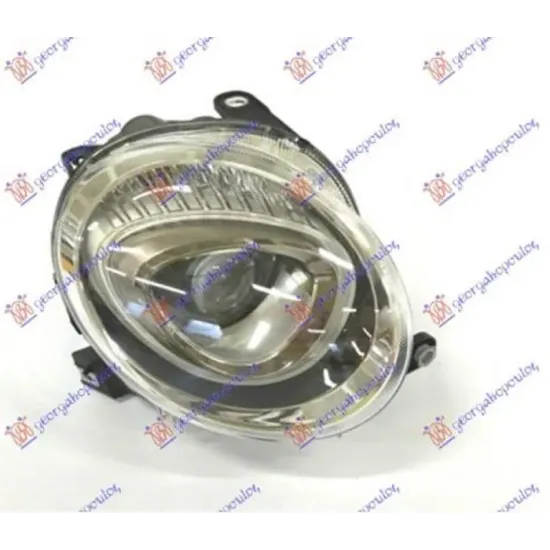 HEAD LAMP ELECTRICAL WITH PROJECTOR (H7/PY24W) (WITH MOTOR) (E) (TYC)
