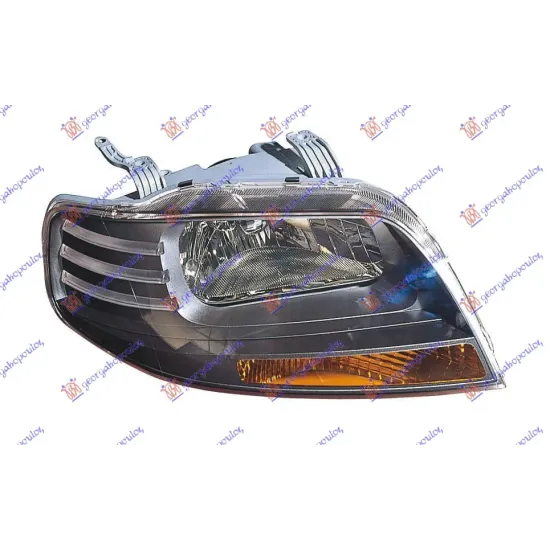 HEAD LAMP ELECTRICAL 3/5D 2007-2008 BLACK (E) (DEPO)