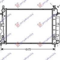 RADIATOR 2.0i16V-2.2TID (50x35x3,2) MANUAL