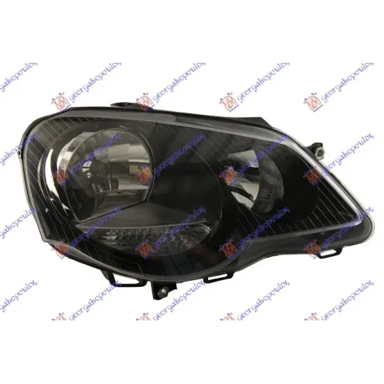 HEAD LAMP BLACK GTI (E) (TYC)