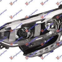 HEAD LAMP ELECTRICAL (H7/H7) CHROME W/LED DRL (DEPO)