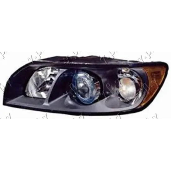 HEAD LAMP XENON BLACK (WITH MOTOR) (E) (DEPO)