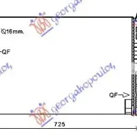 RADIATOR 1.6 THP (225) - 1.5-2.0 BlueHDi DIESEL (650x435x18)