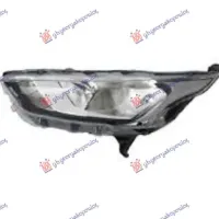 HEAD LAMP (WITH MOTOR) (H7/H15) (BLACK) (E) (TYC)
